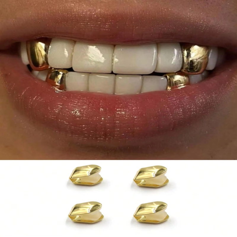 Body Jewelry Kit - 1/2/3/4 Pezzi Copertura Dentale Singola in