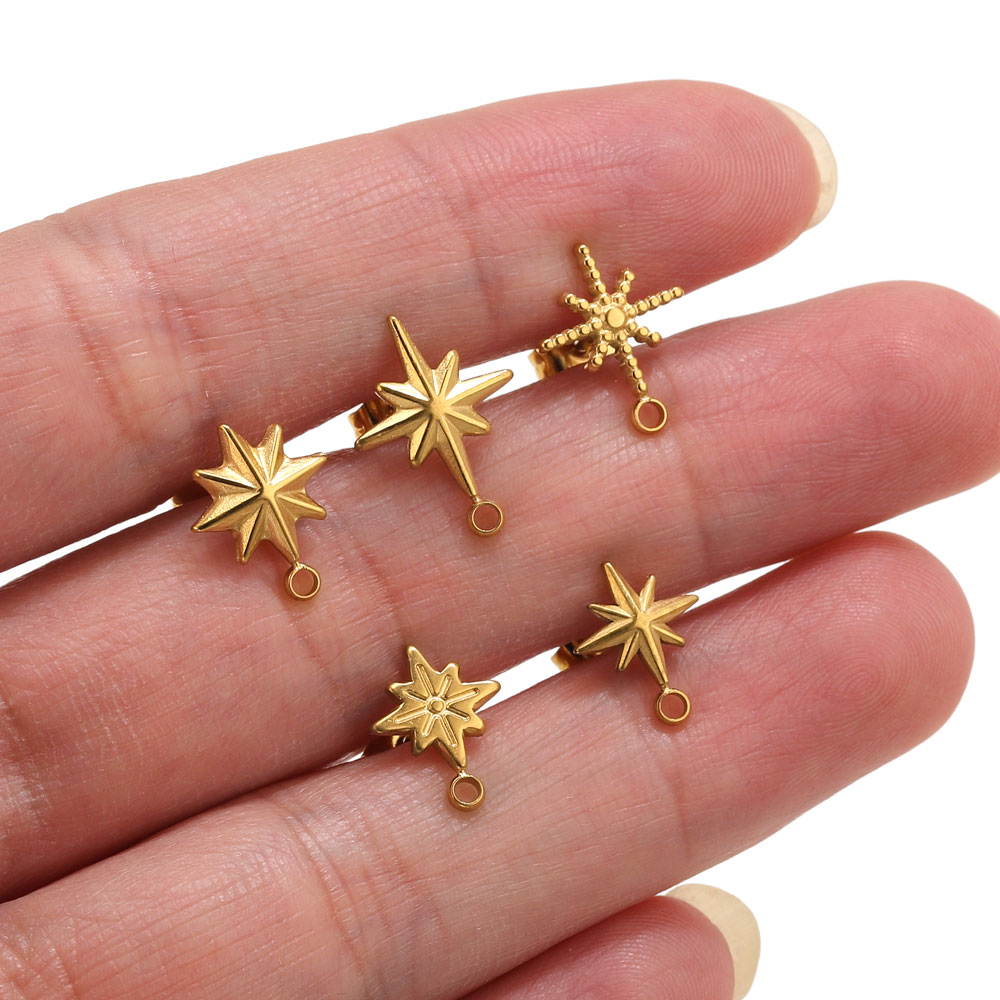 Body Jewelry Kit - 6 pz. Orecchini a Stella in