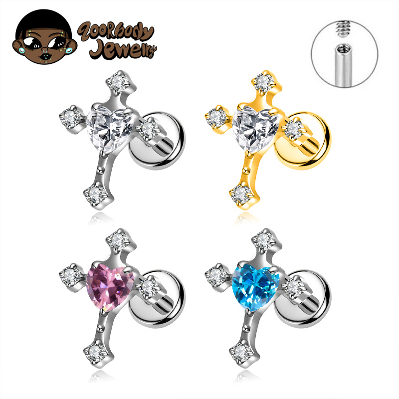 Zoor Body Jewelry - ZOOR Piercing a Croce Punk in