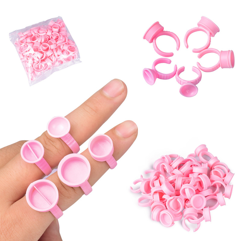 Body Jewelry Tattoo - 100 pz/borsa Tappi di Pigmento Rosa