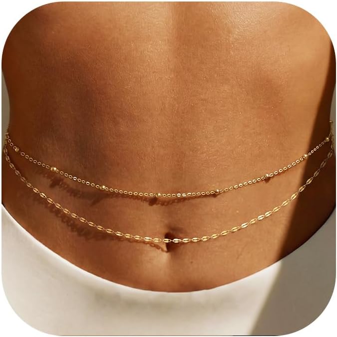 Body Jewelry Sale - Catena da Vita Placcata Oro 14K