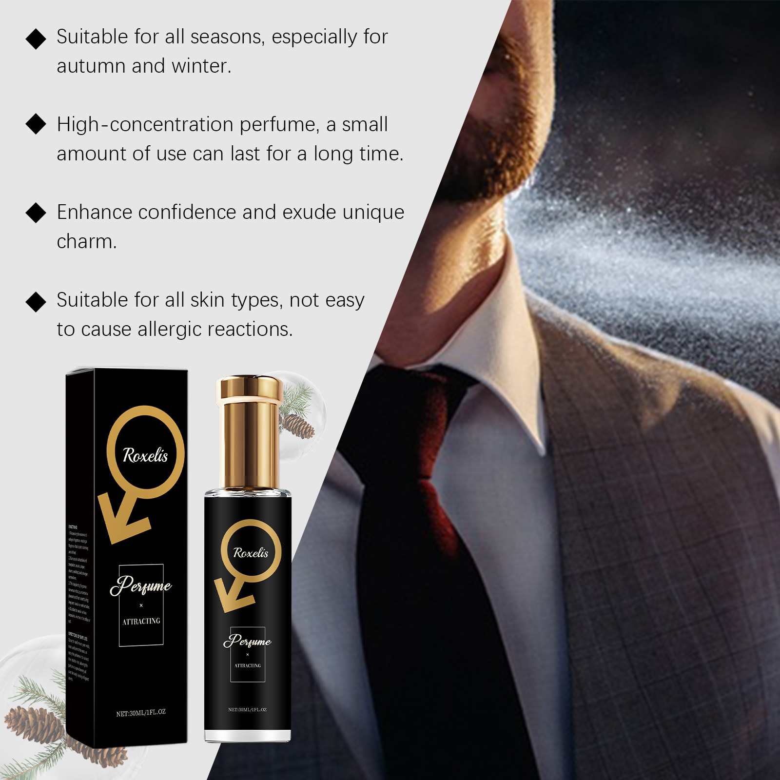 Roxelis 30ml Profumo ai feromo - Body Jewelry Kit recensione e prezzo