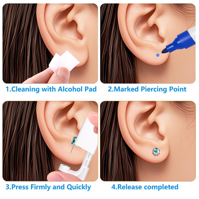 Kit per Piercing all'Orecchio  - Body Jewelry Kit recensione e prezzo