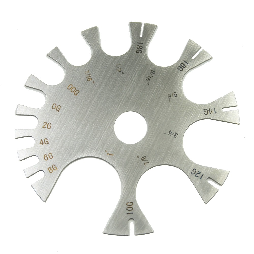 In Acciaio Inox Calibro Ruota  - Body Jewelry Gauge To Mm recensione e prezzo