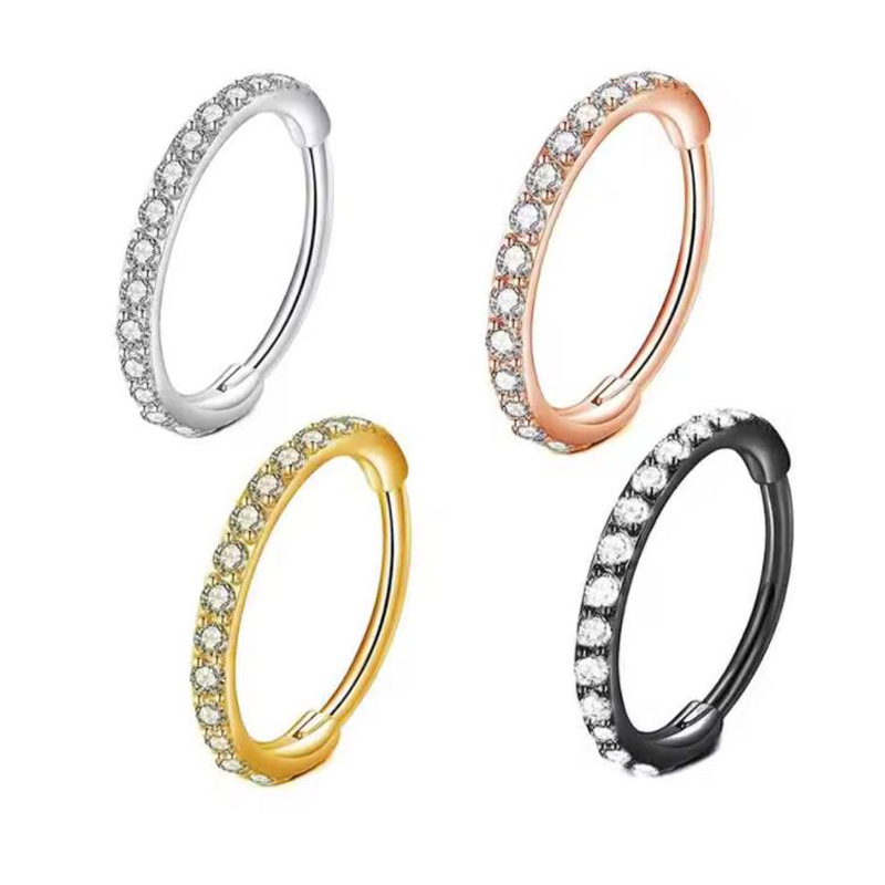 Anello da naso 16G con zirconi - Body Jewelry And Earrings recensione e prezzo