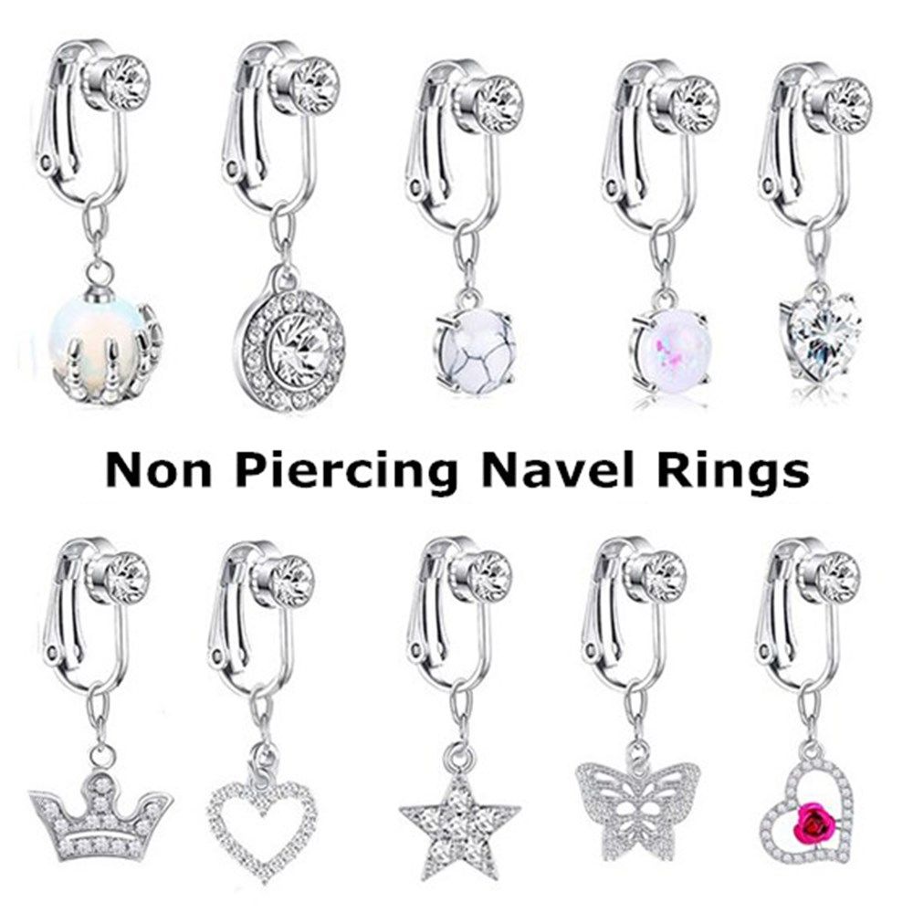 Orecchini a clip a forma di fa - Body Jewelry And Earrings recensione e prezzo