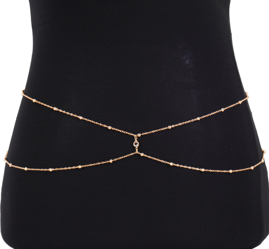 Catene di pancia con perline d - Body Jewelry Sale recensione e prezzo