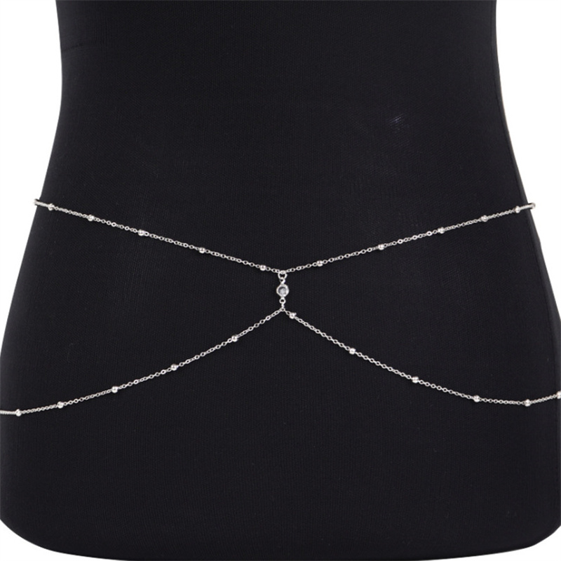 Catene di pancia con perline d - Body Jewelry Sale recensione e prezzo