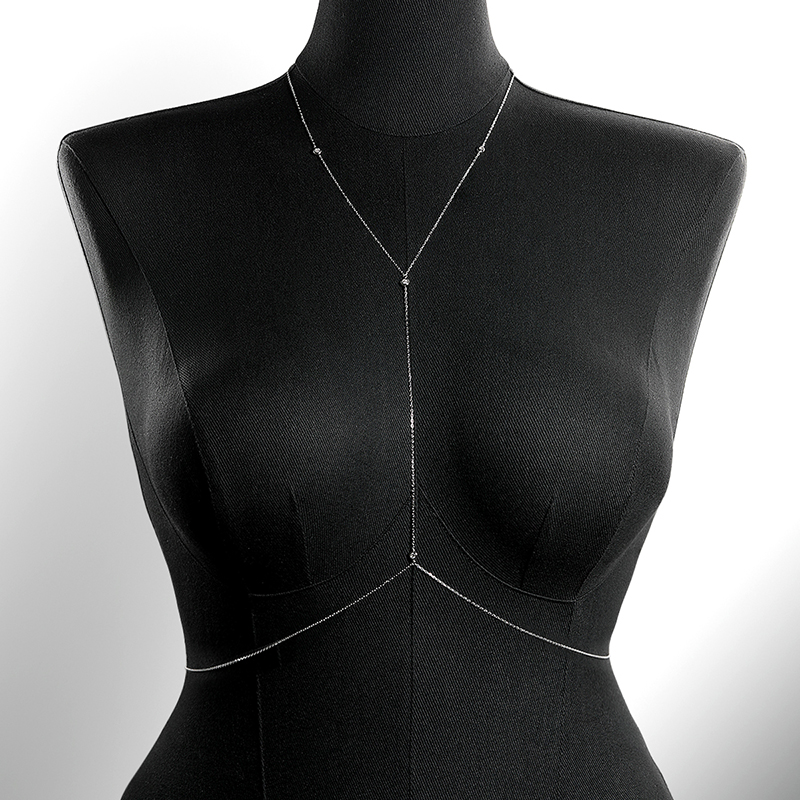 QIBAOKU Catena per il Corpo co - Body Jewelry Real Diamonds recensione e prezzo