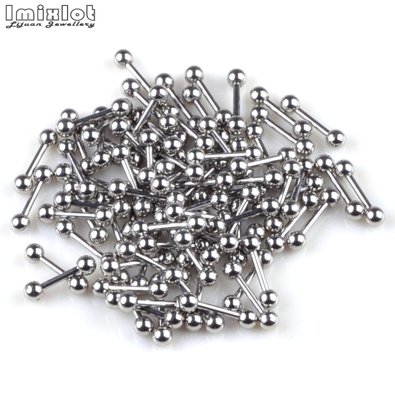 20 pz/lotto lingua in acciaio  - Tongue Barbell Straight recensione e prezzo