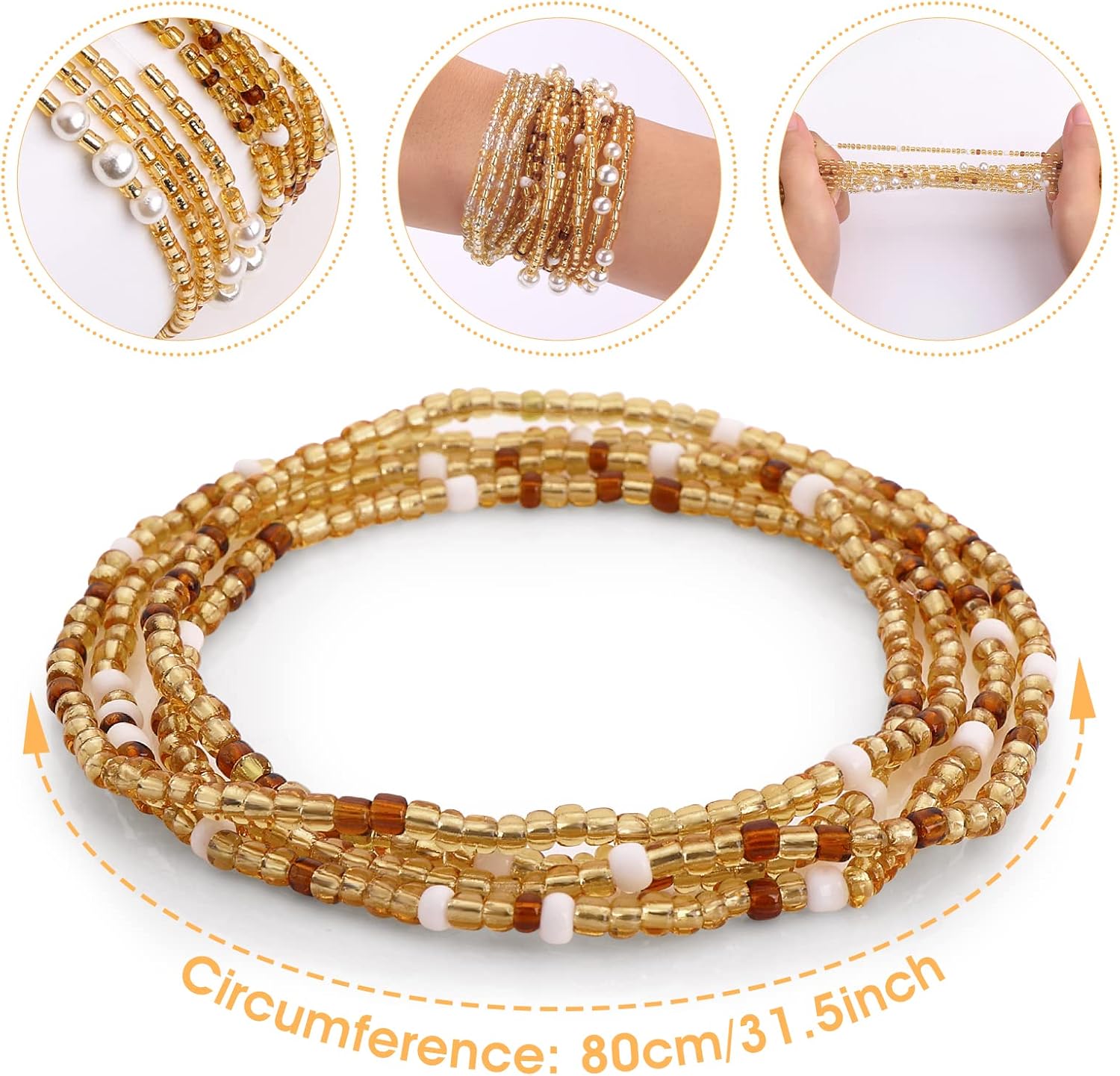 Perline da Vita per Donne, Cat - Body Jewelry Sale recensione e prezzo