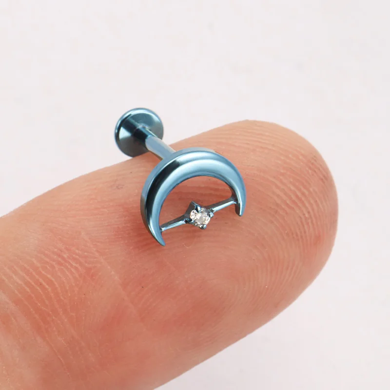 ZOOR F136 Titanio Moon Star CZ - Zoor Body Jewelry recensione e prezzo