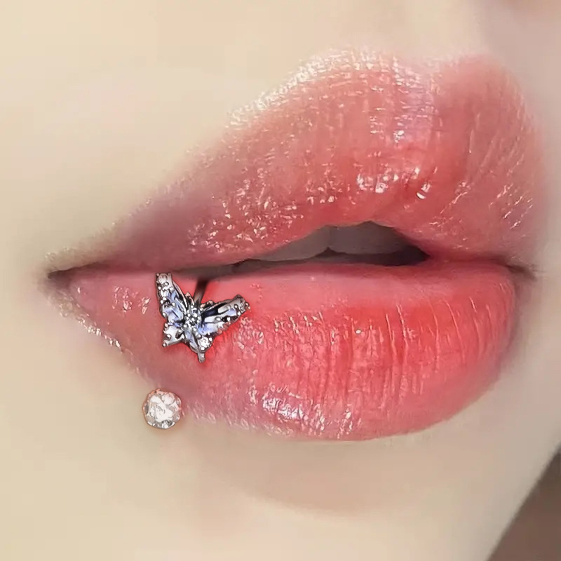 Anello per labbra a farfalla i - Body Jewelry And Earrings recensione e prezzo