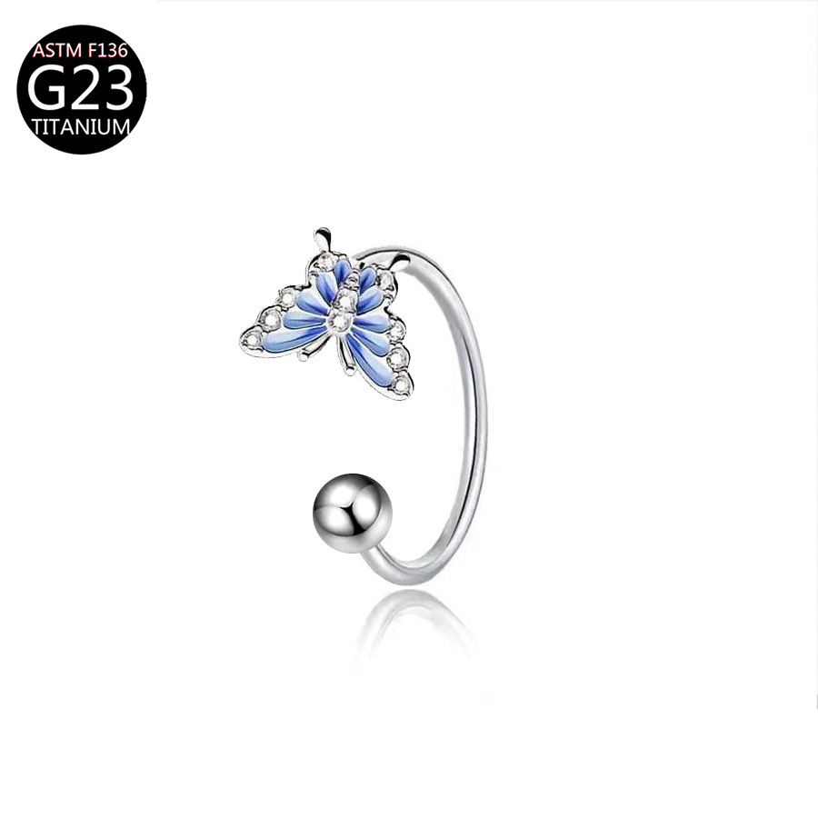Anello per labbra a farfalla i - Body Jewelry And Earrings recensione e prezzo