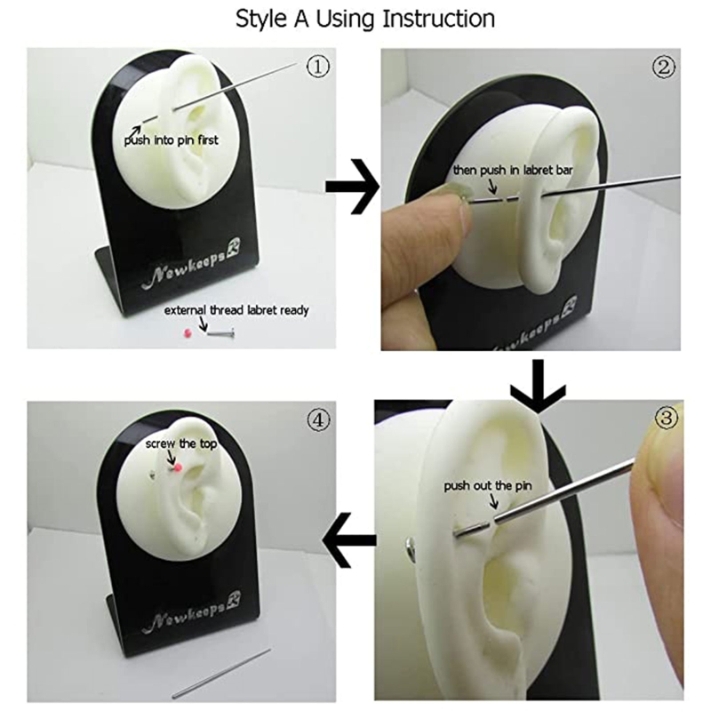 Perno di inserimento del cono  - Body Jewelry Kit recensione e prezzo