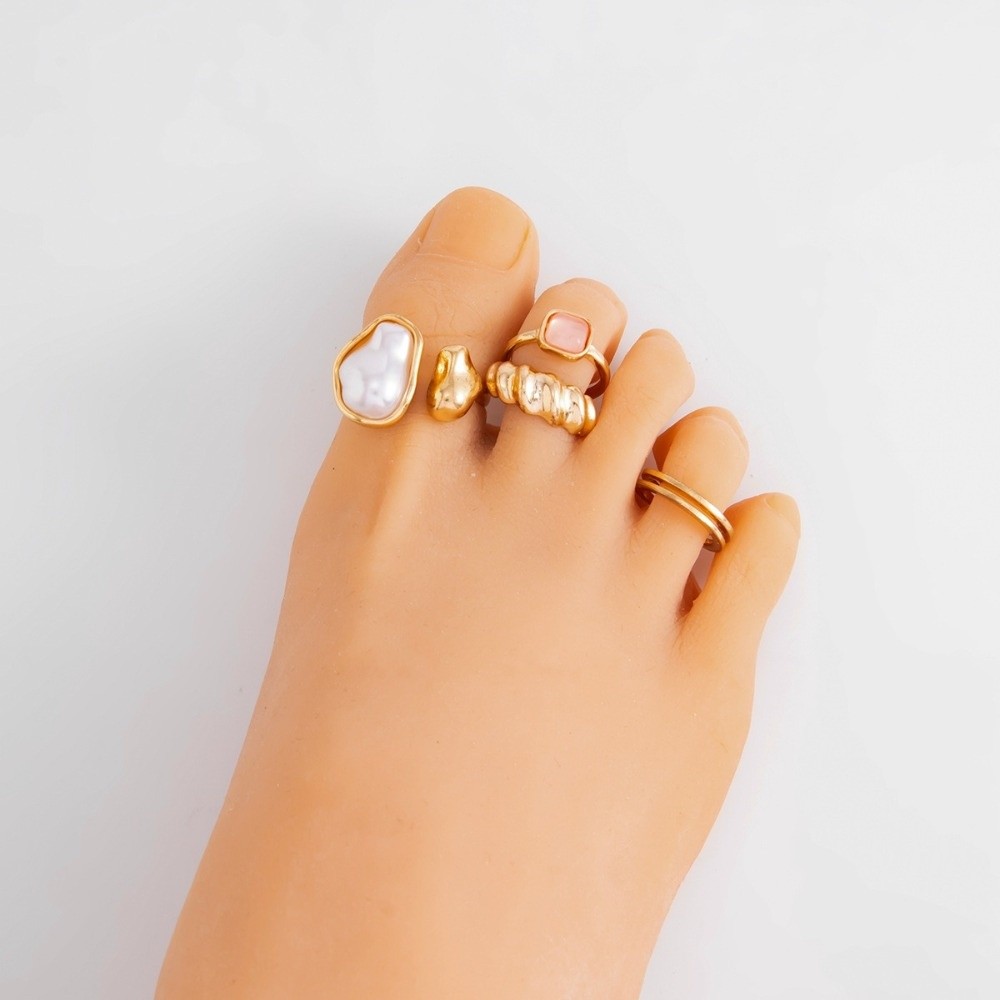 Set di anelli da piede con per - Body Jewelry Kit recensione e prezzo
